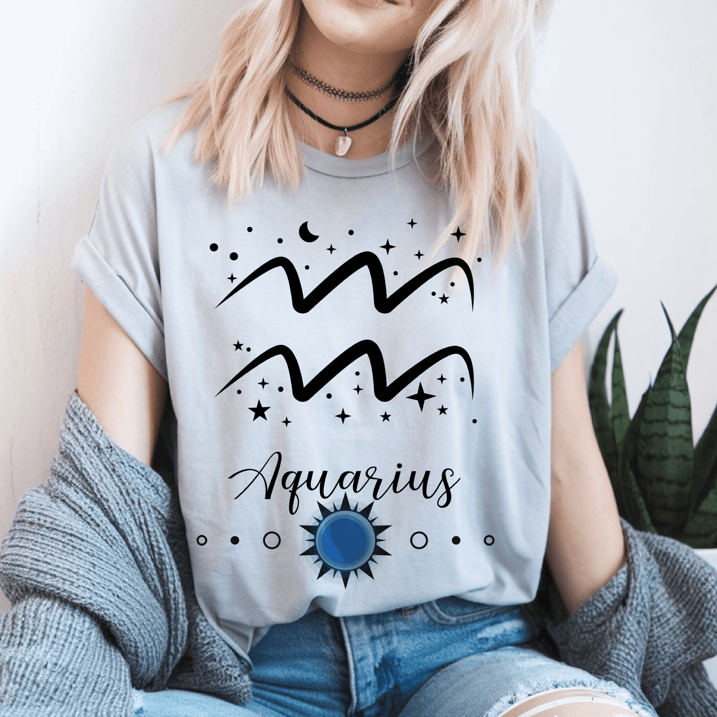 Aquarius Zodiac TShirtT-Shirt