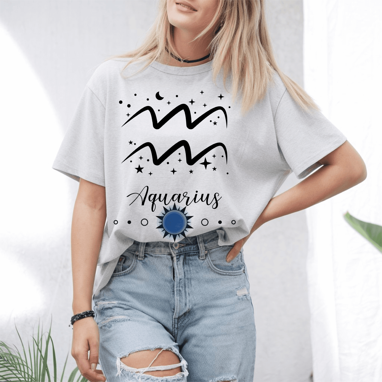 Aquarius Zodiac TShirtT-Shirt