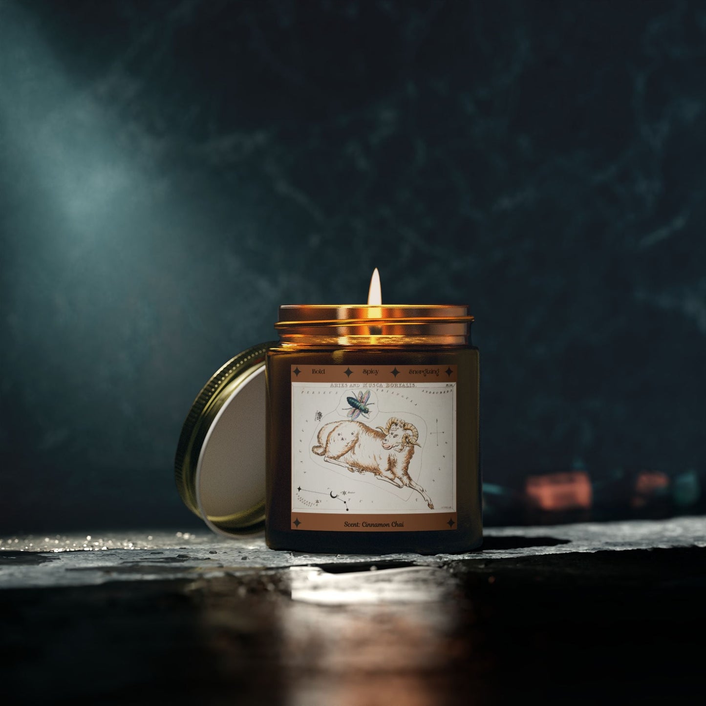 Aries Astrological Zodiac CandleHome Decor