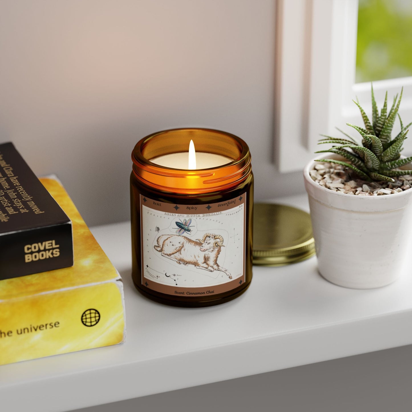 Aries Astrological Zodiac CandleHome Decor