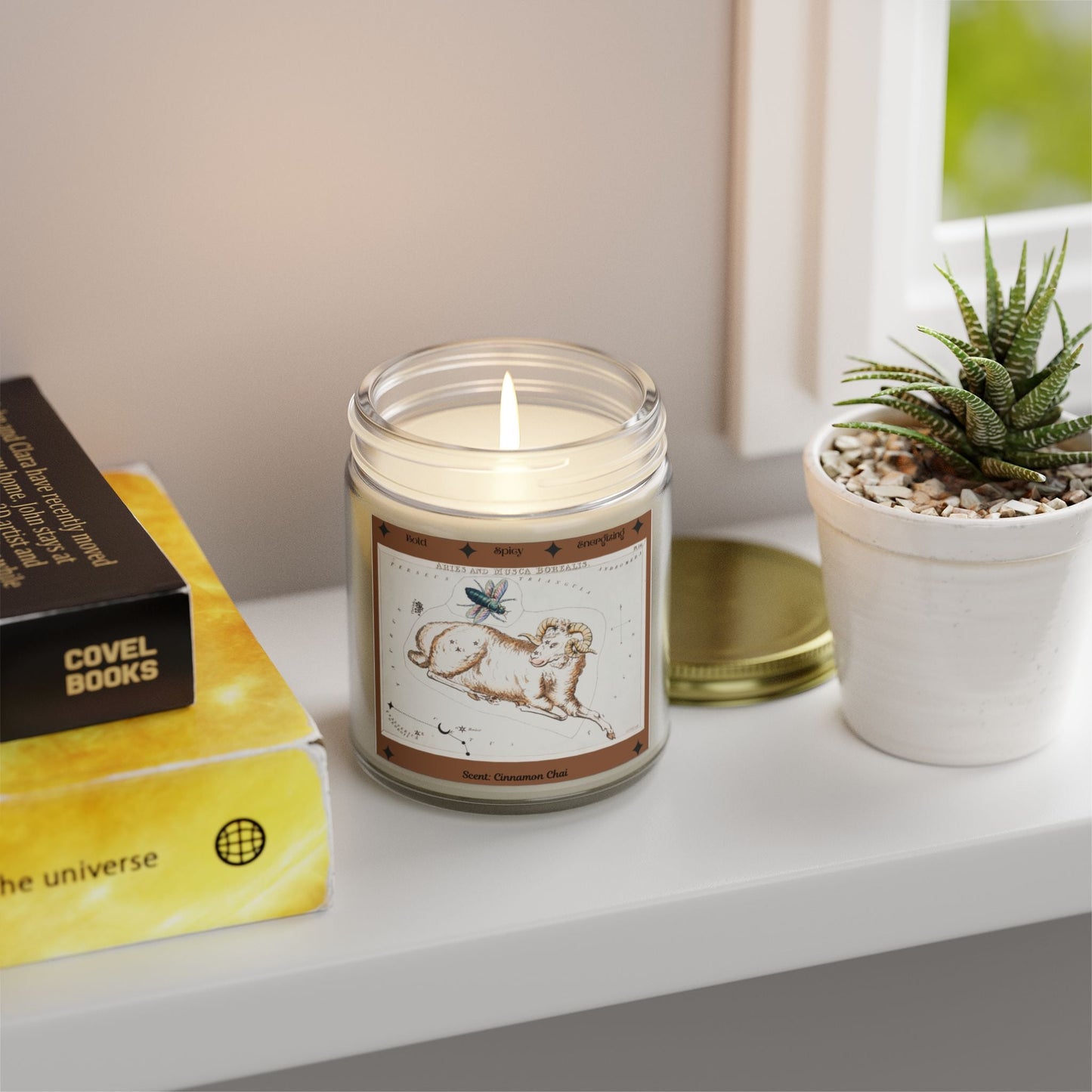 Aries Astrological Zodiac CandleHome Decor