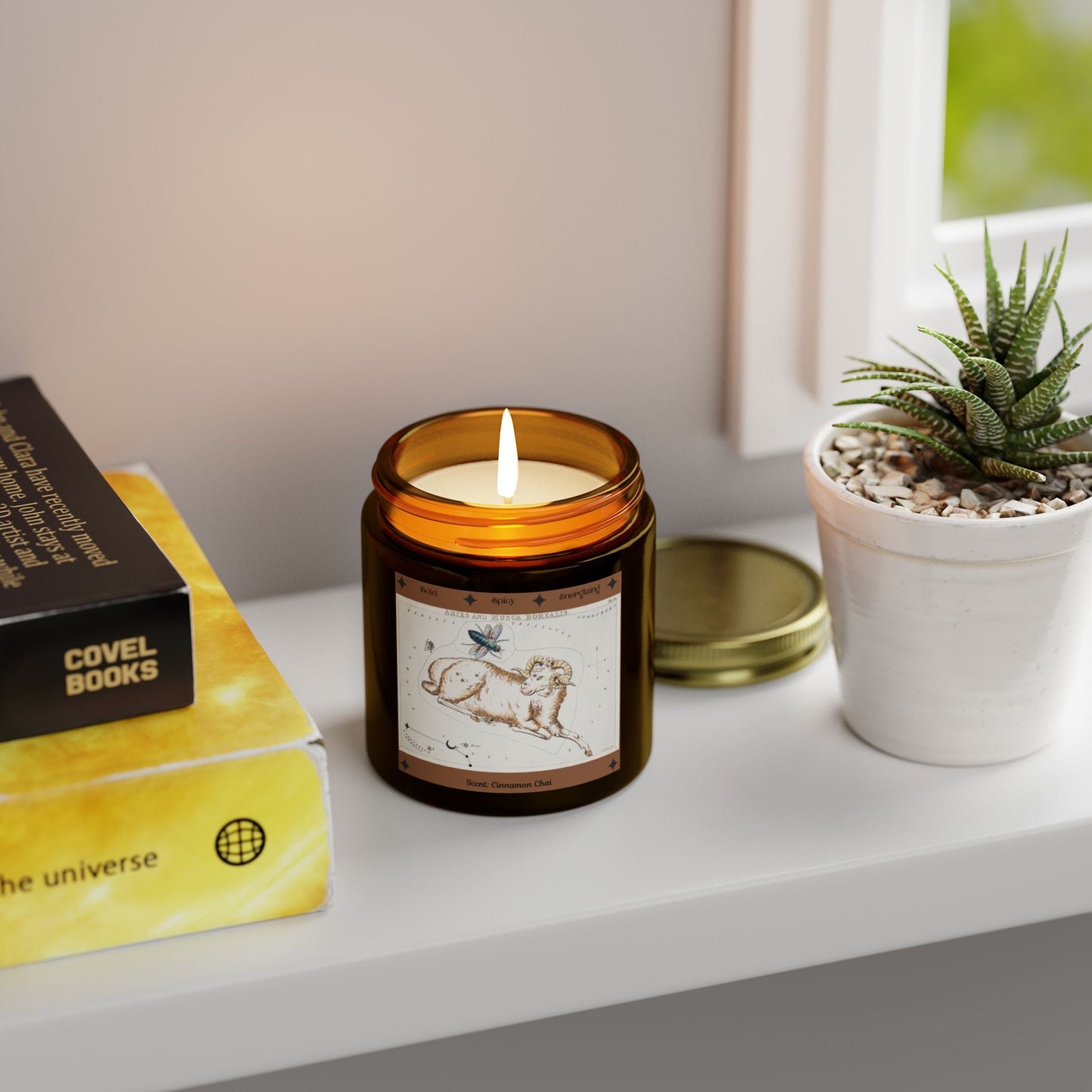 Aries Astrological Zodiac CandleHome Decor