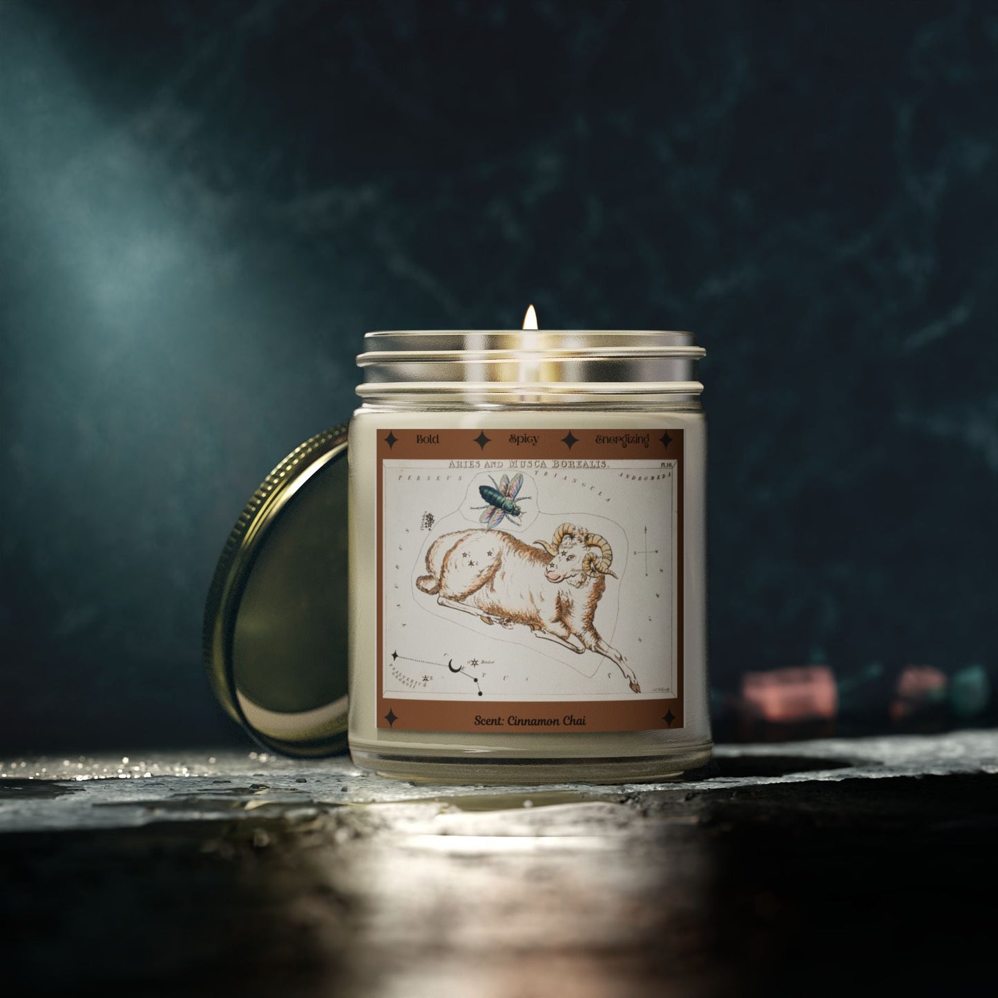 Aries Astrological Zodiac CandleHome Decor
