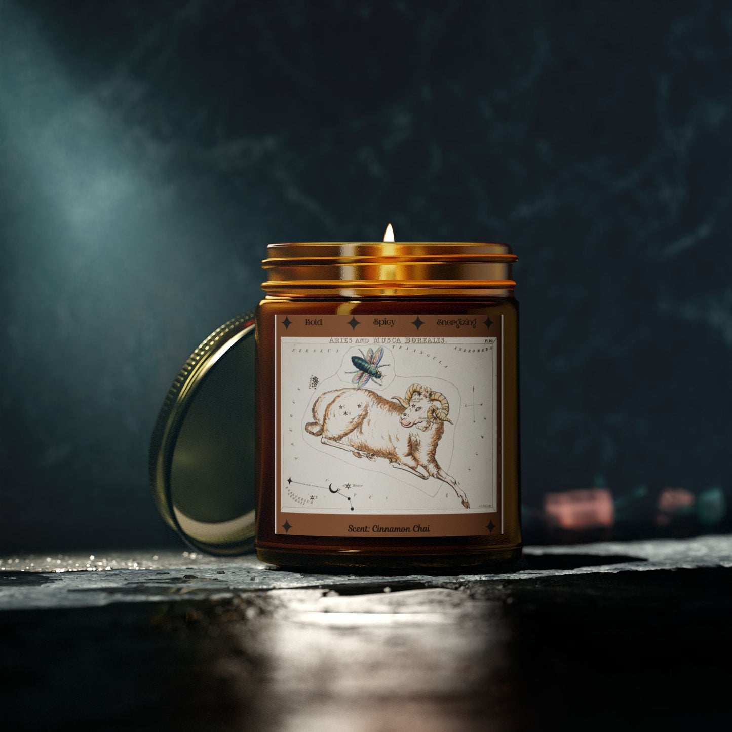 Aries Astrological Zodiac CandleHome Decor