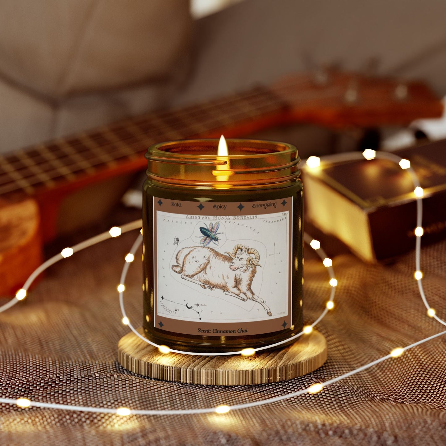Aries Astrological Zodiac CandleHome Decor