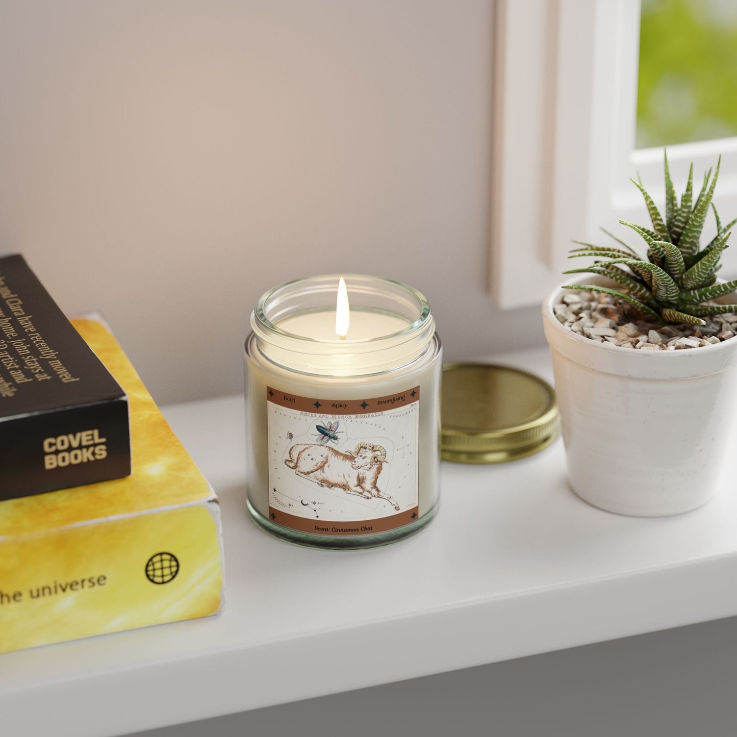 Aries Astrological Zodiac CandleHome Decor