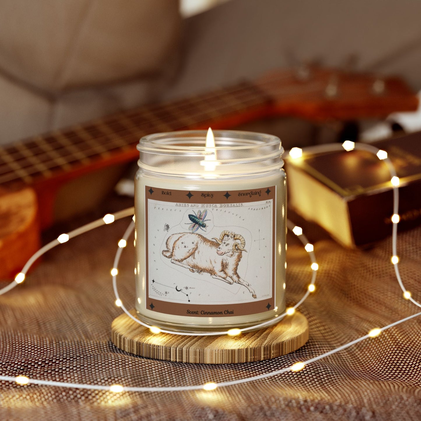 Aries Astrological Zodiac CandleHome Decor