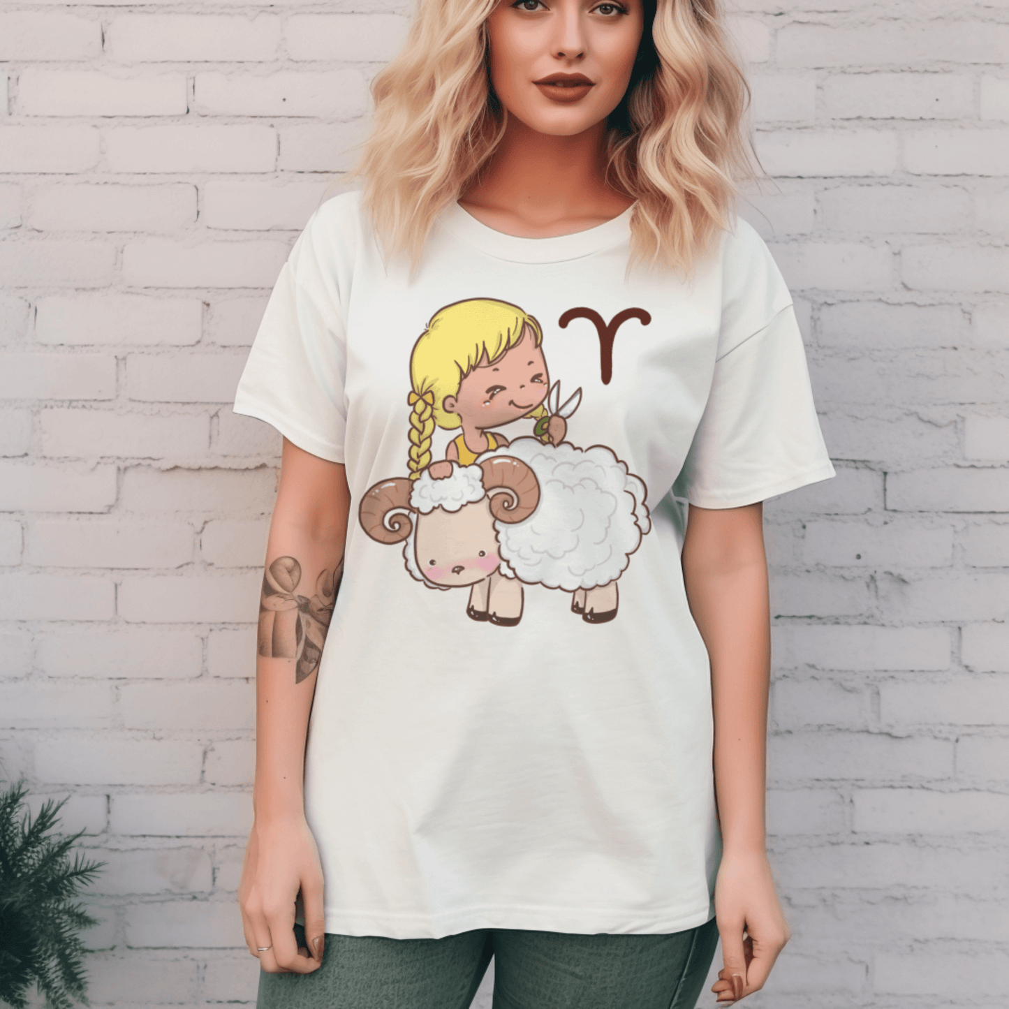 Aries Cute Graphic T-shirtT-Shirt