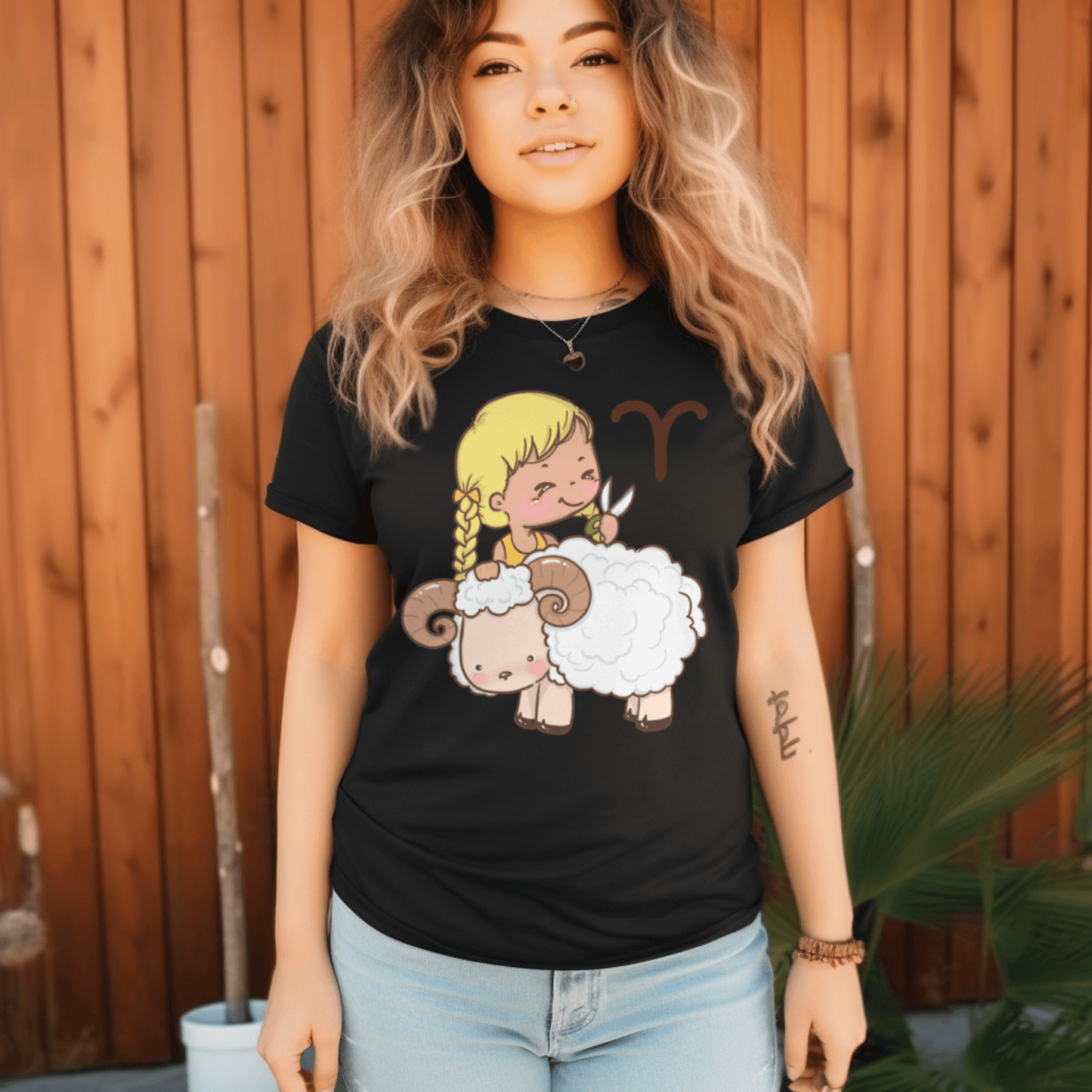 Aries Cute Graphic T-shirtT-Shirt