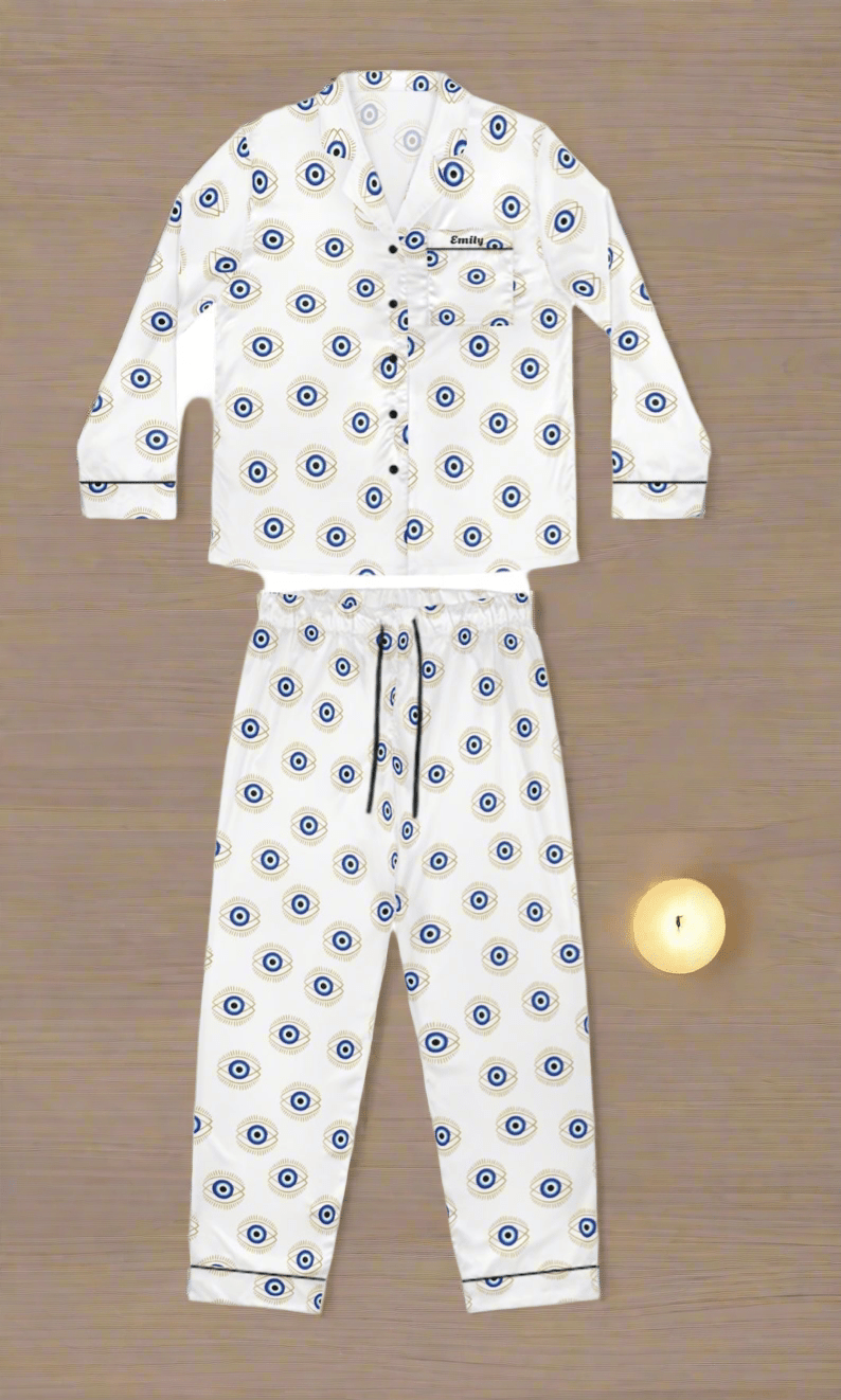 Blue Eye Luxury personalised Pyjama SetAll Over Prints