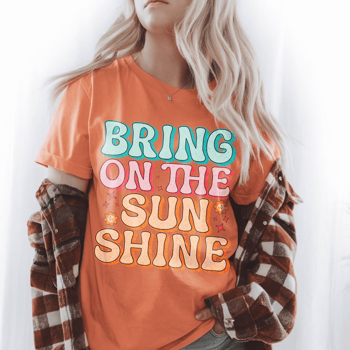Bring on the Sunshine Graphic Cotton TshirtT-Shirt
