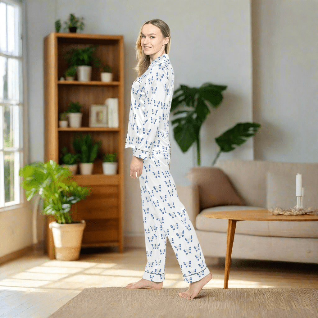 Butterfly with evil eyes on wings Customised Pyjamas SetAll Over Prints