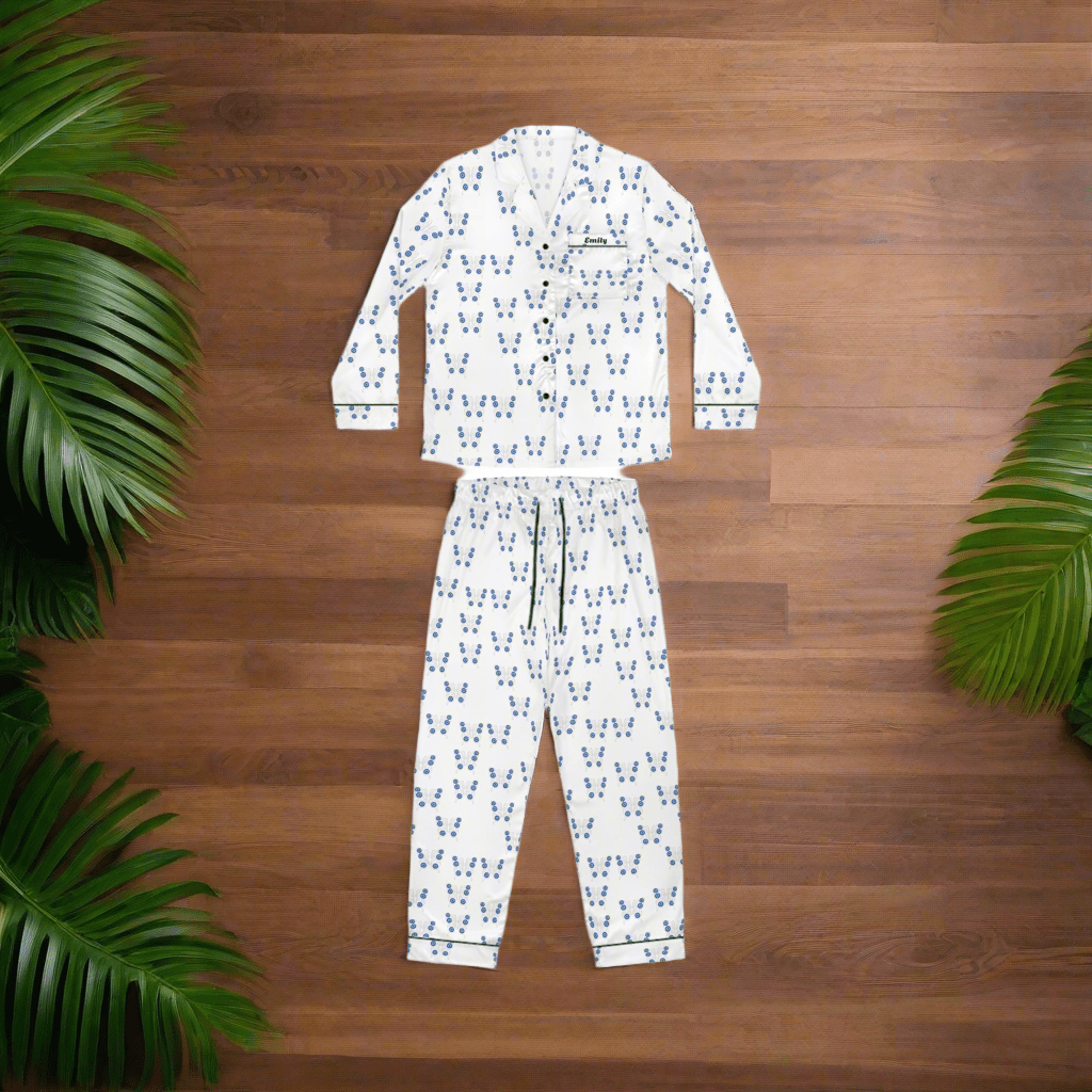 Butterfly with evil eyes on wings Customised Pyjamas SetAll Over Prints