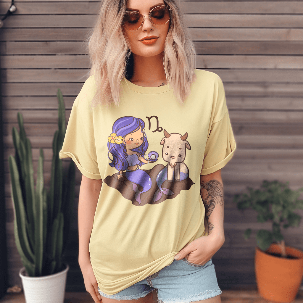 Capricorn Cute Graphic T-shirtT-Shirt
