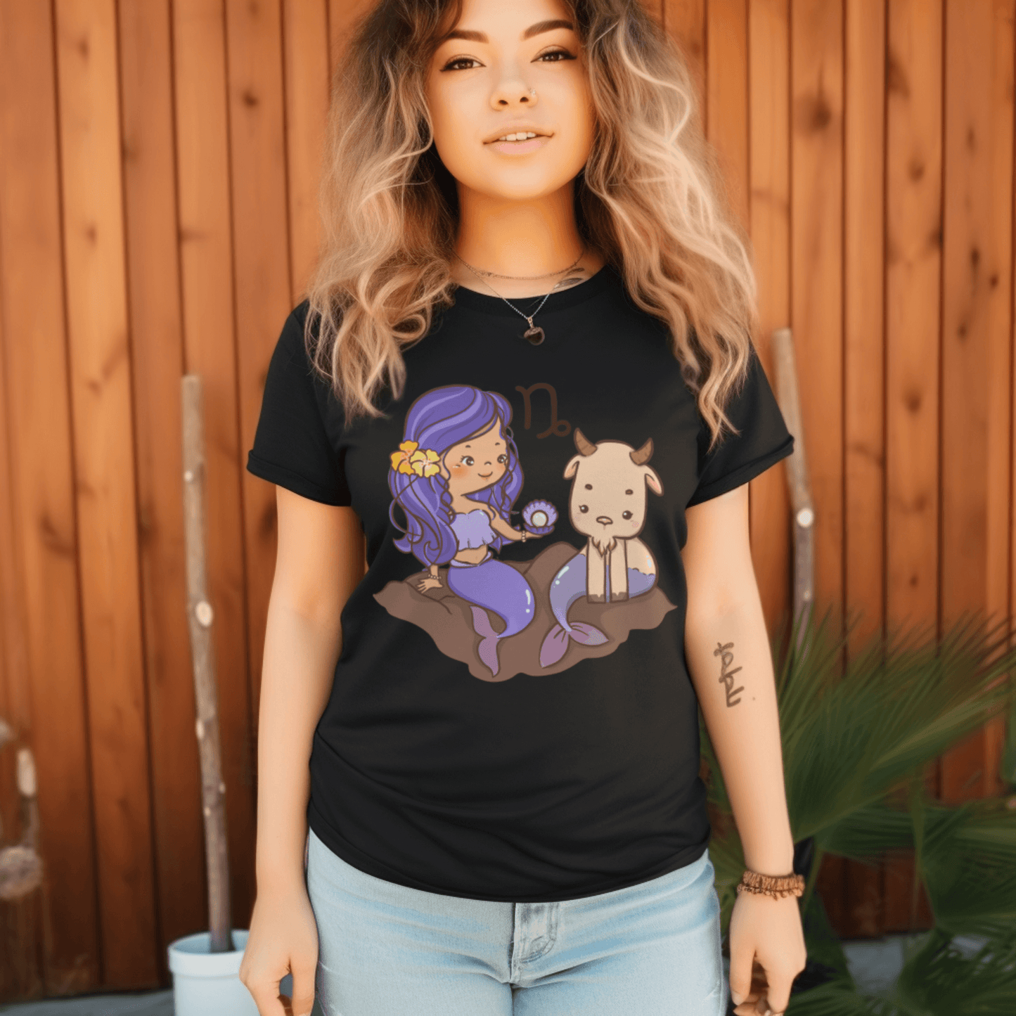 Capricorn Cute Graphic T-shirtT-Shirt