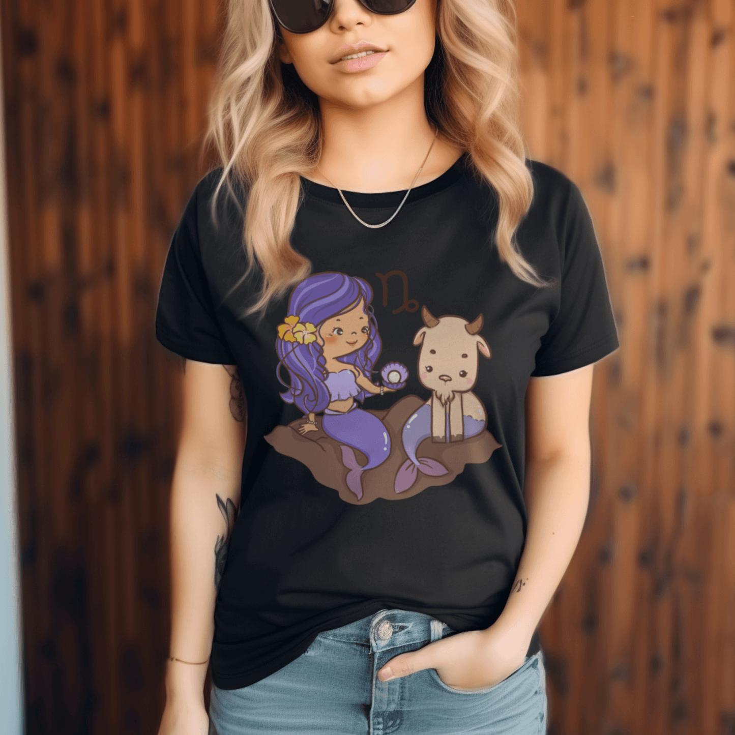 Capricorn Cute Graphic T-shirtT-Shirt