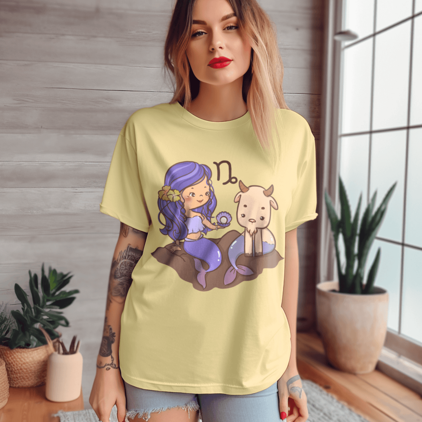Capricorn Cute Graphic T-shirtT-Shirt