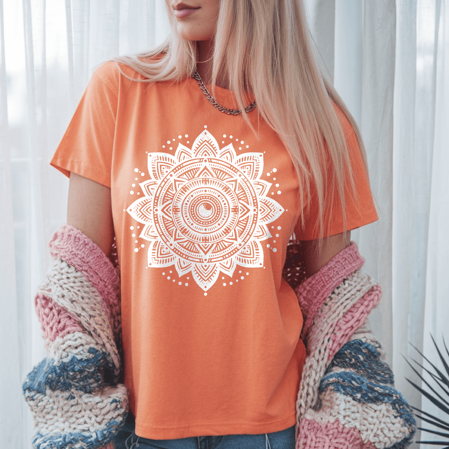 Celestial Mandela, Astrology zodiac Cotton T-shirtT-Shirt