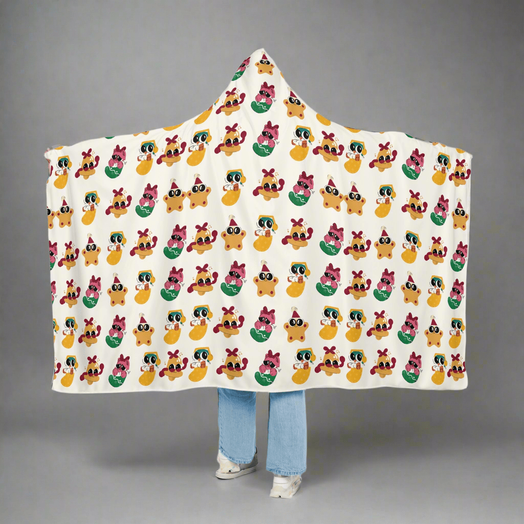 Cozy Animal Print Snuggle Hooded BlanketAll Over Prints