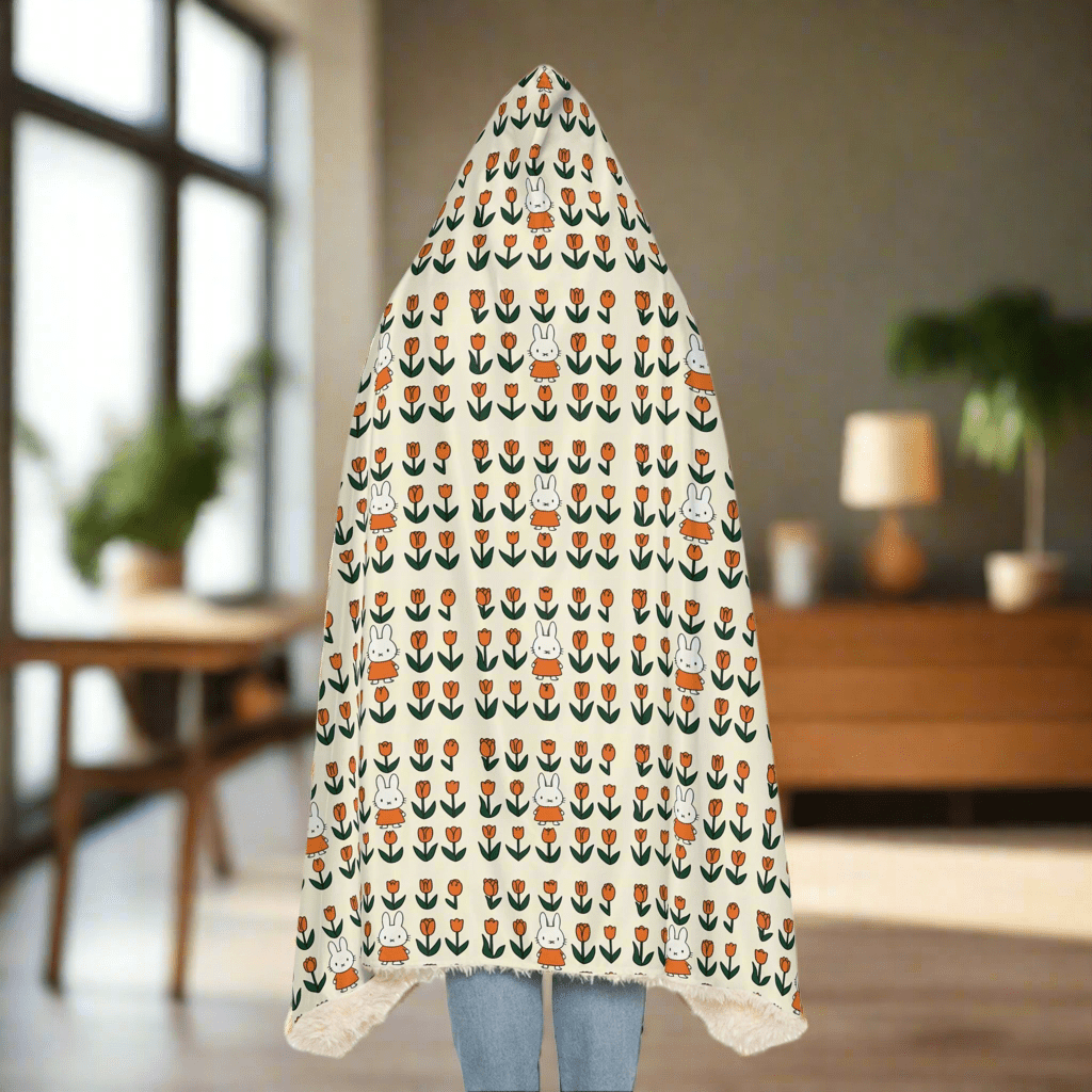 Cozy Bunny Snuggle BlanketAll Over Prints