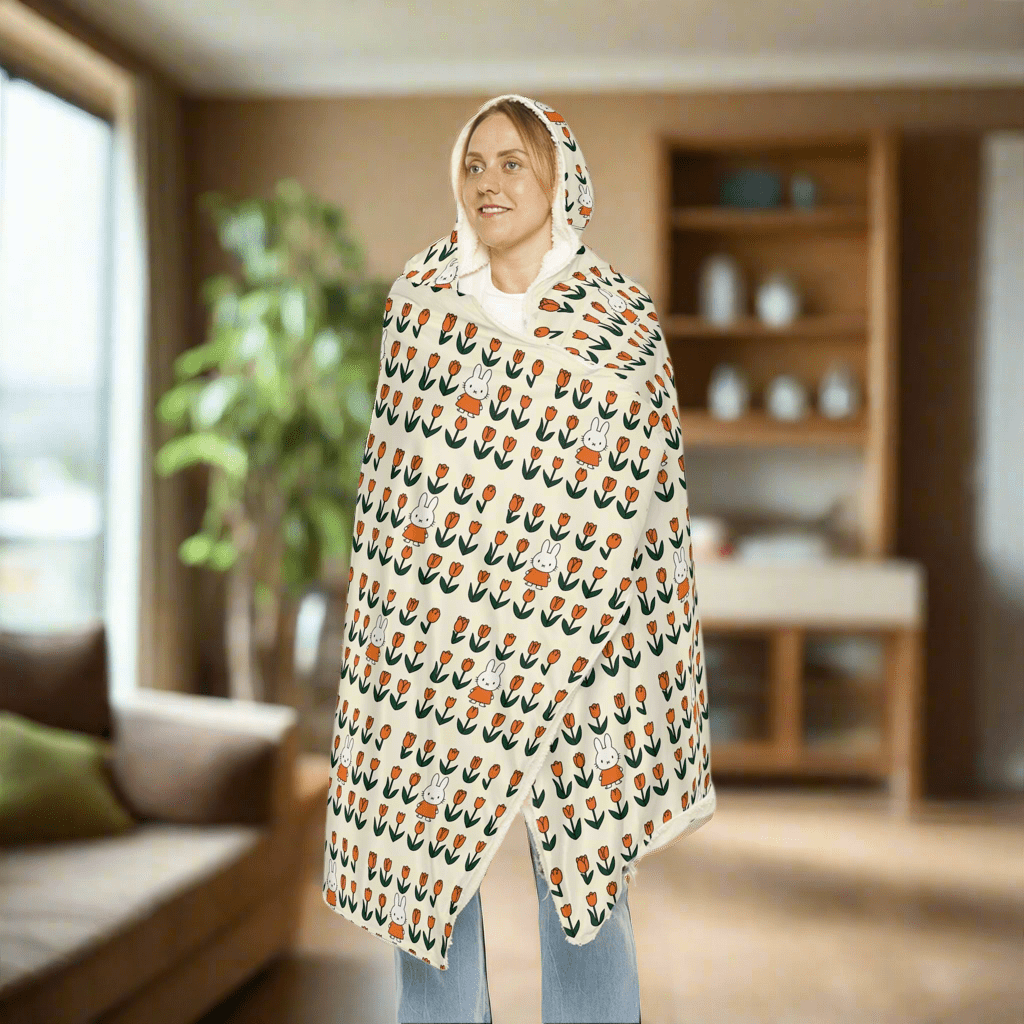 Cozy Bunny Snuggle BlanketAll Over Prints