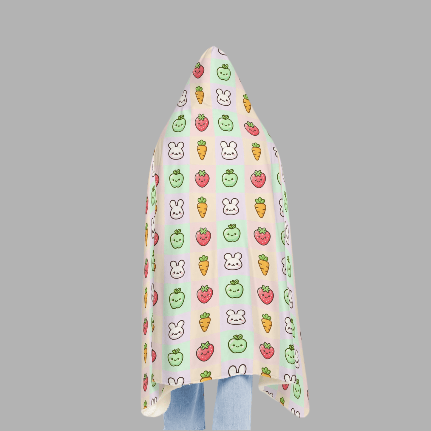 Cozy bunny Snuggle Blanket for Warmth and WhimsyAll Over Prints