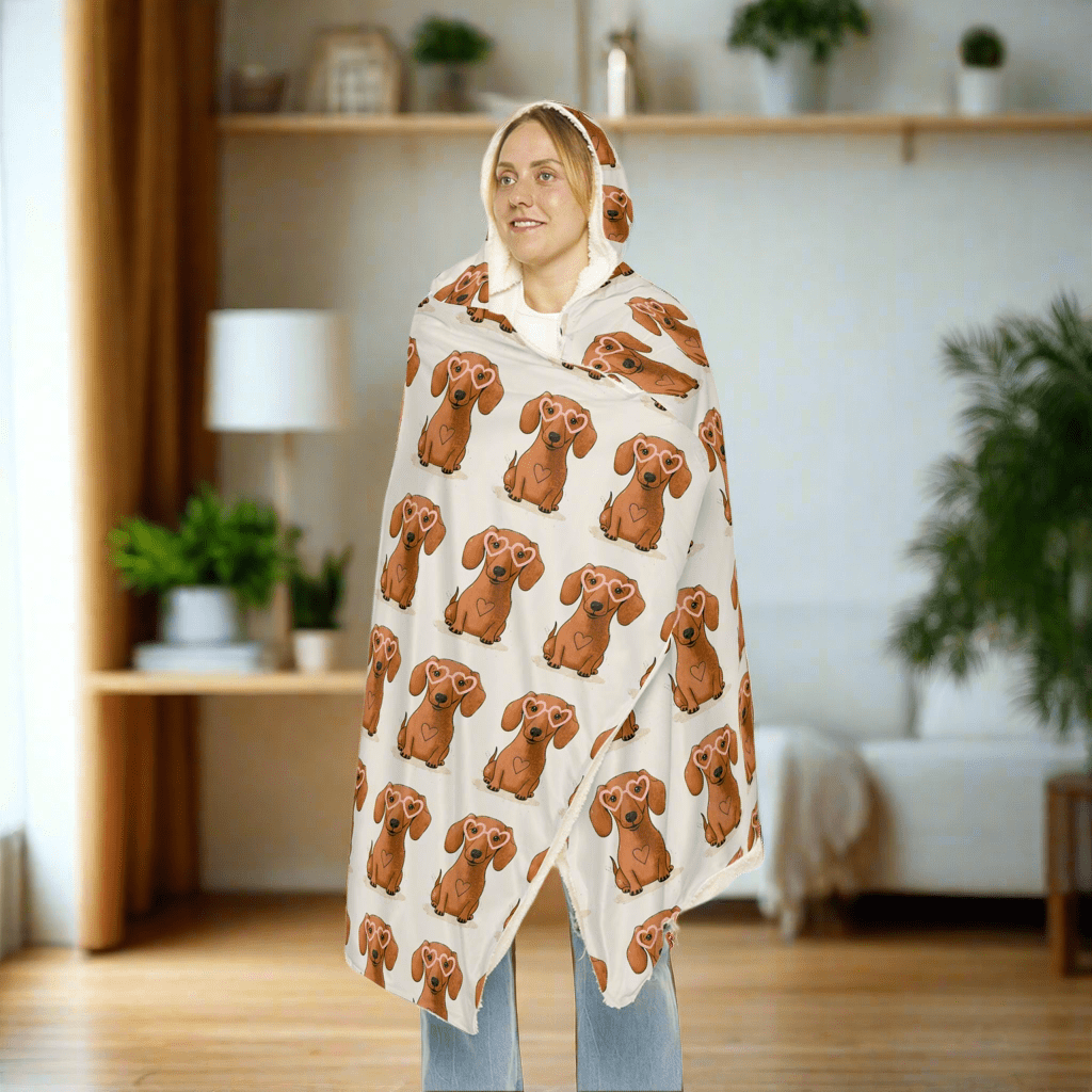 Cozy Dog - Themed Snuggle Blanket - Perfect for Dog Lovers!All Over Prints