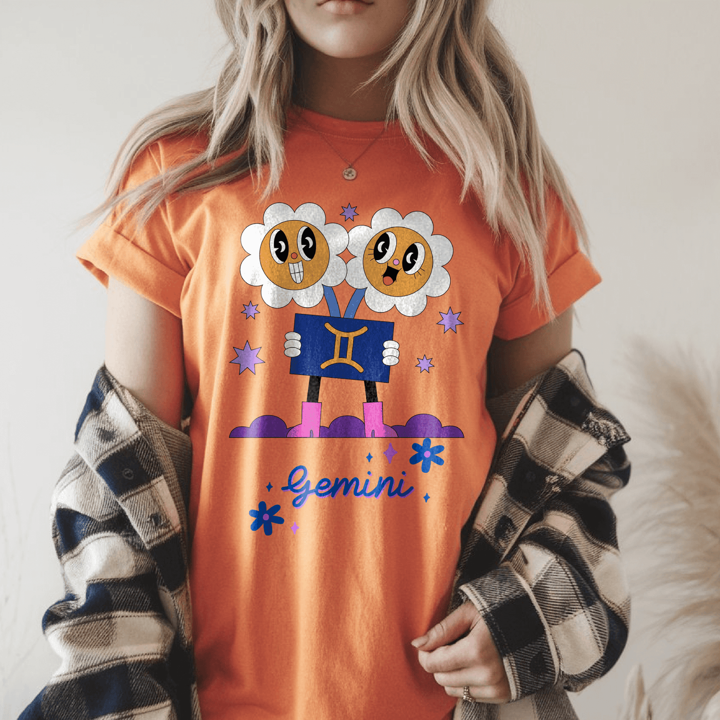 Gemini flower Astrology ShirtT-Shirt
