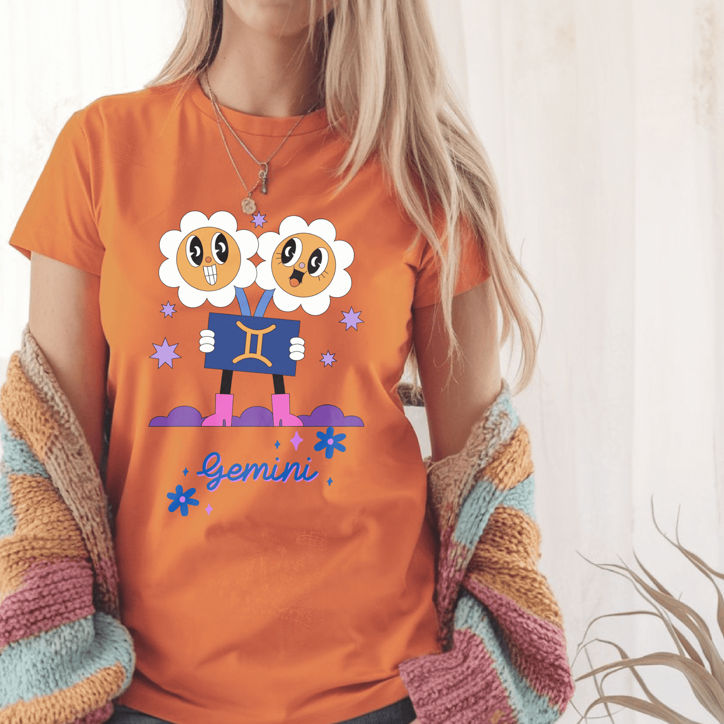 Gemini flower Astrology ShirtT-Shirt