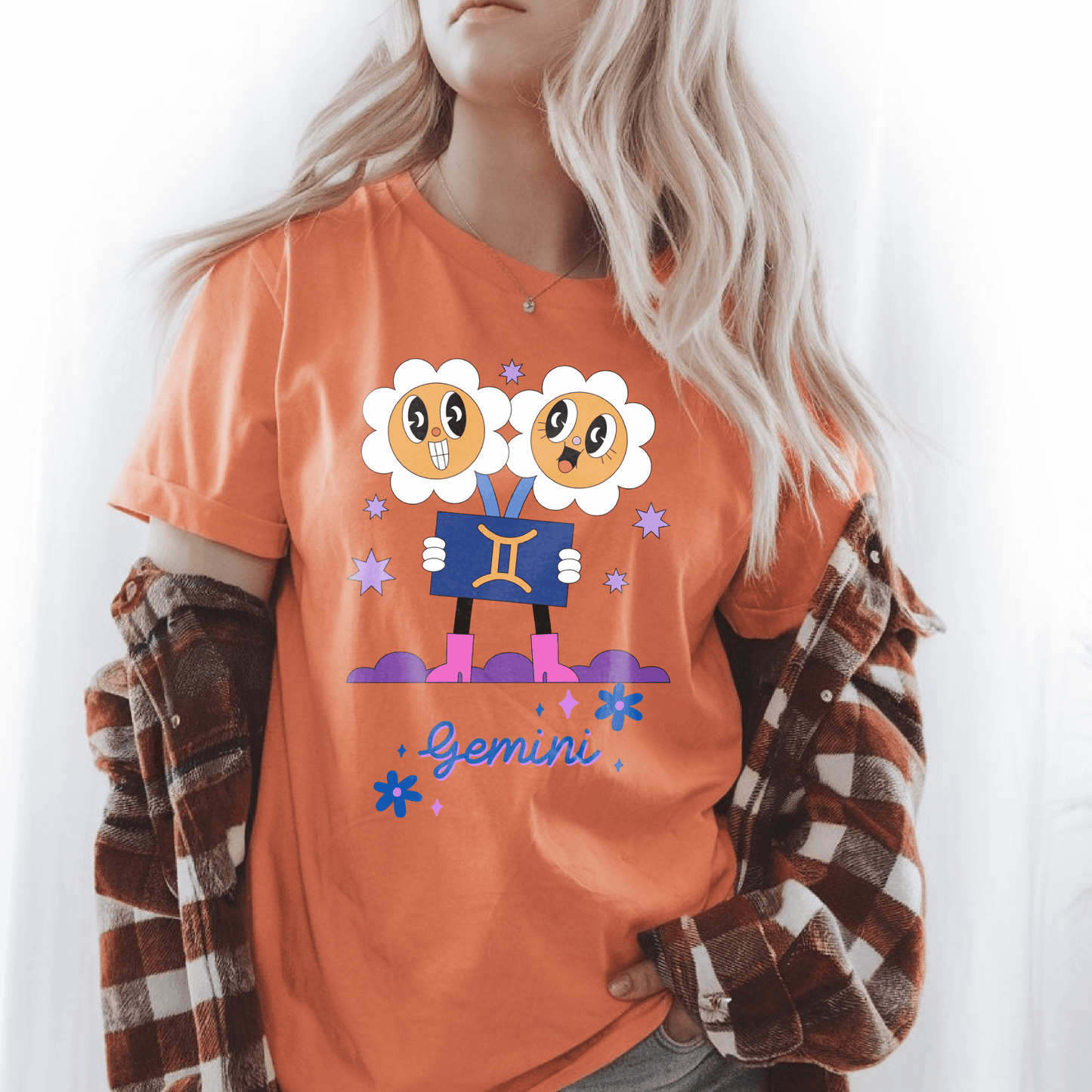 Gemini flower Astrology ShirtT-Shirt