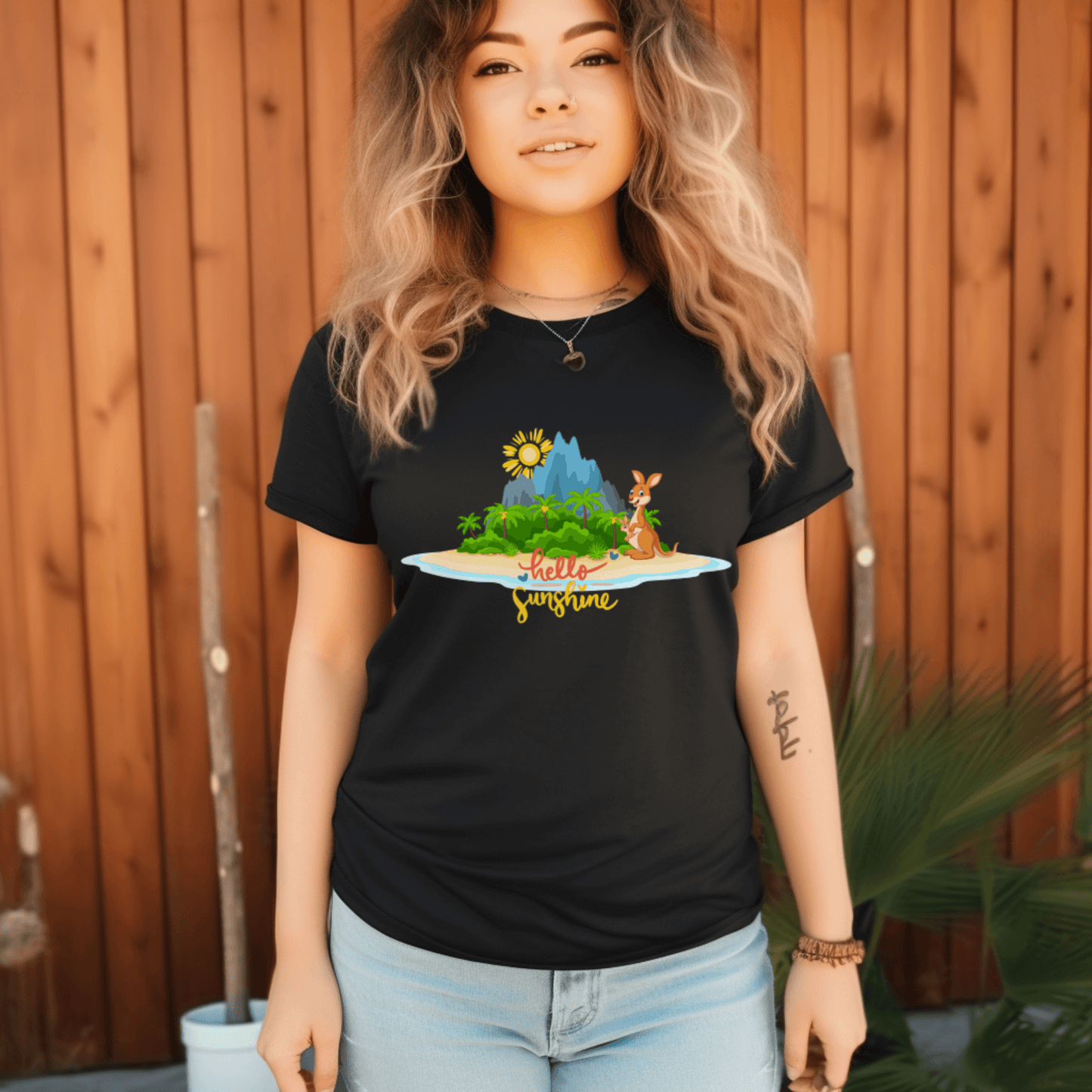 Kangaroo graphic zodiac Unisex T-shirtT-Shirt