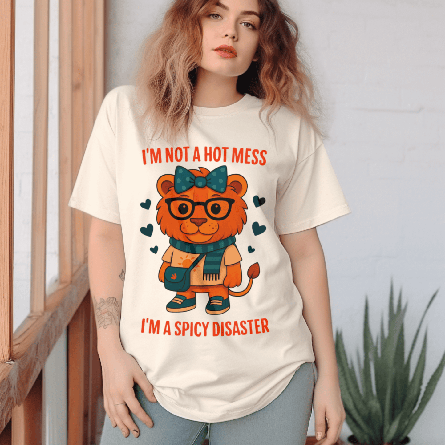 Leo Spicy Disaster Horoscope Zodiac T-ShirtT-Shirt