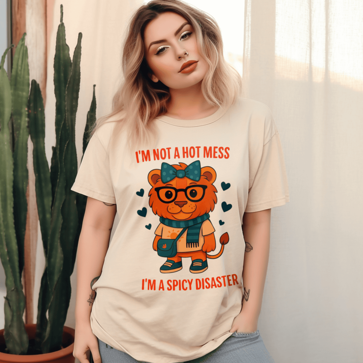 Leo Spicy Disaster Horoscope Zodiac T-ShirtT-Shirt