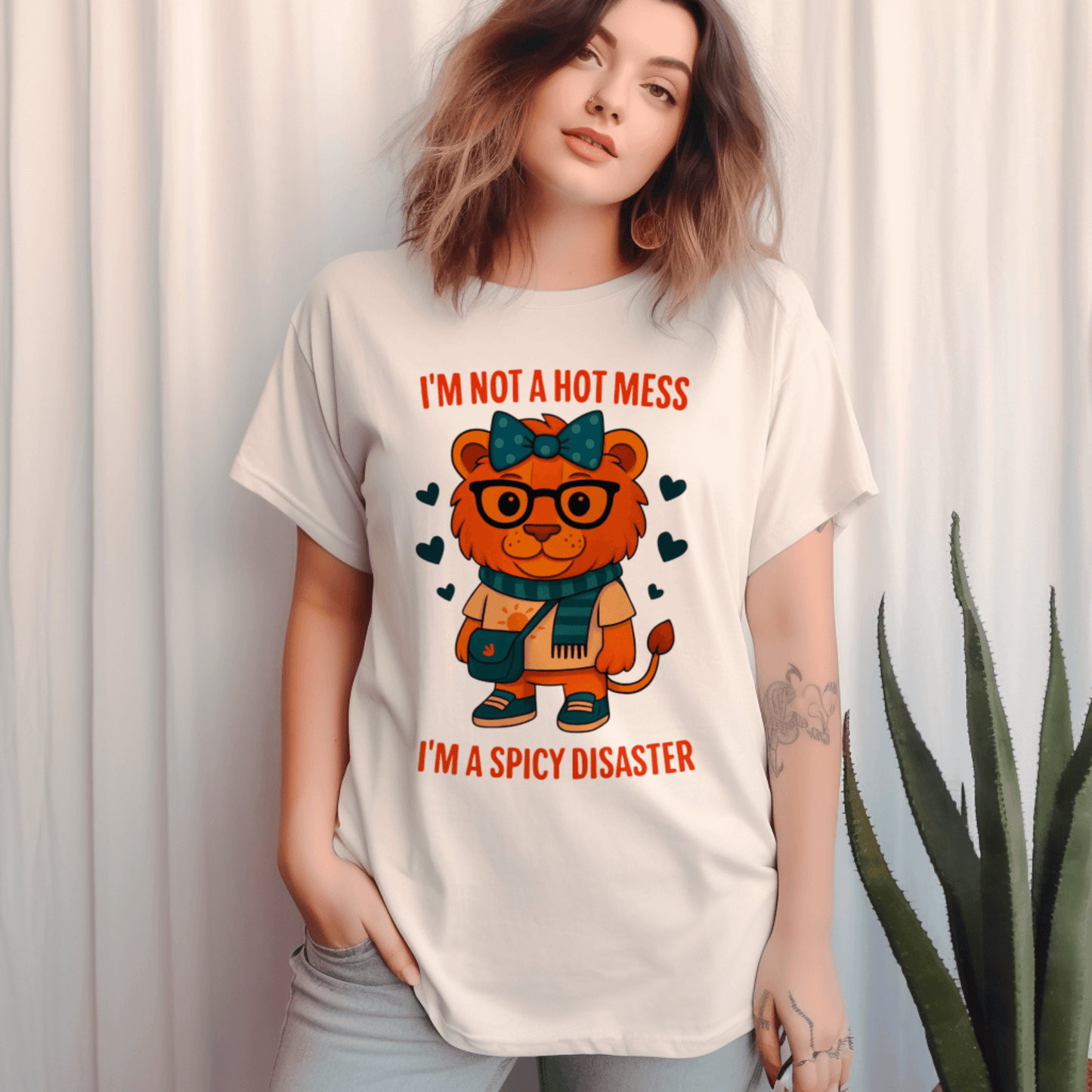 Leo Spicy Disaster Horoscope Zodiac T-ShirtT-Shirt