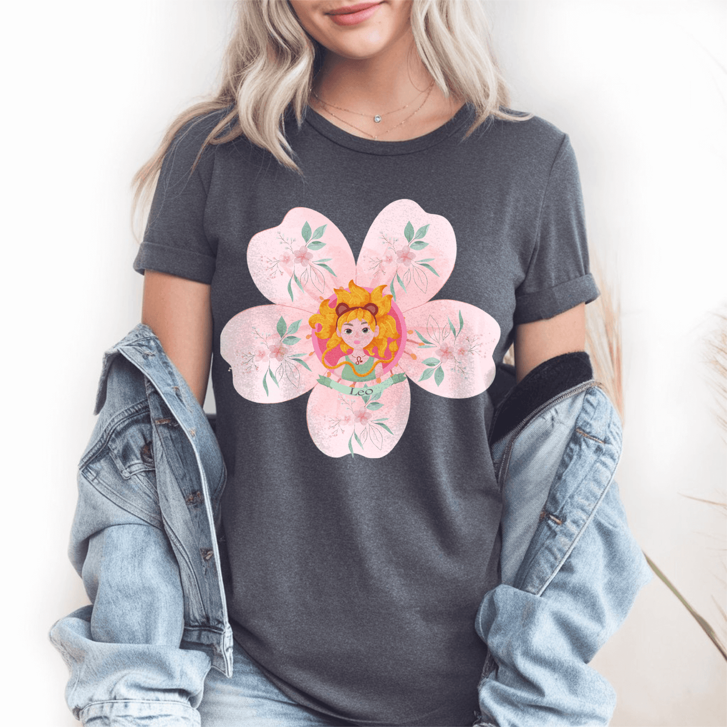 Leo zodiac cute Zodiac TshirtT-Shirt