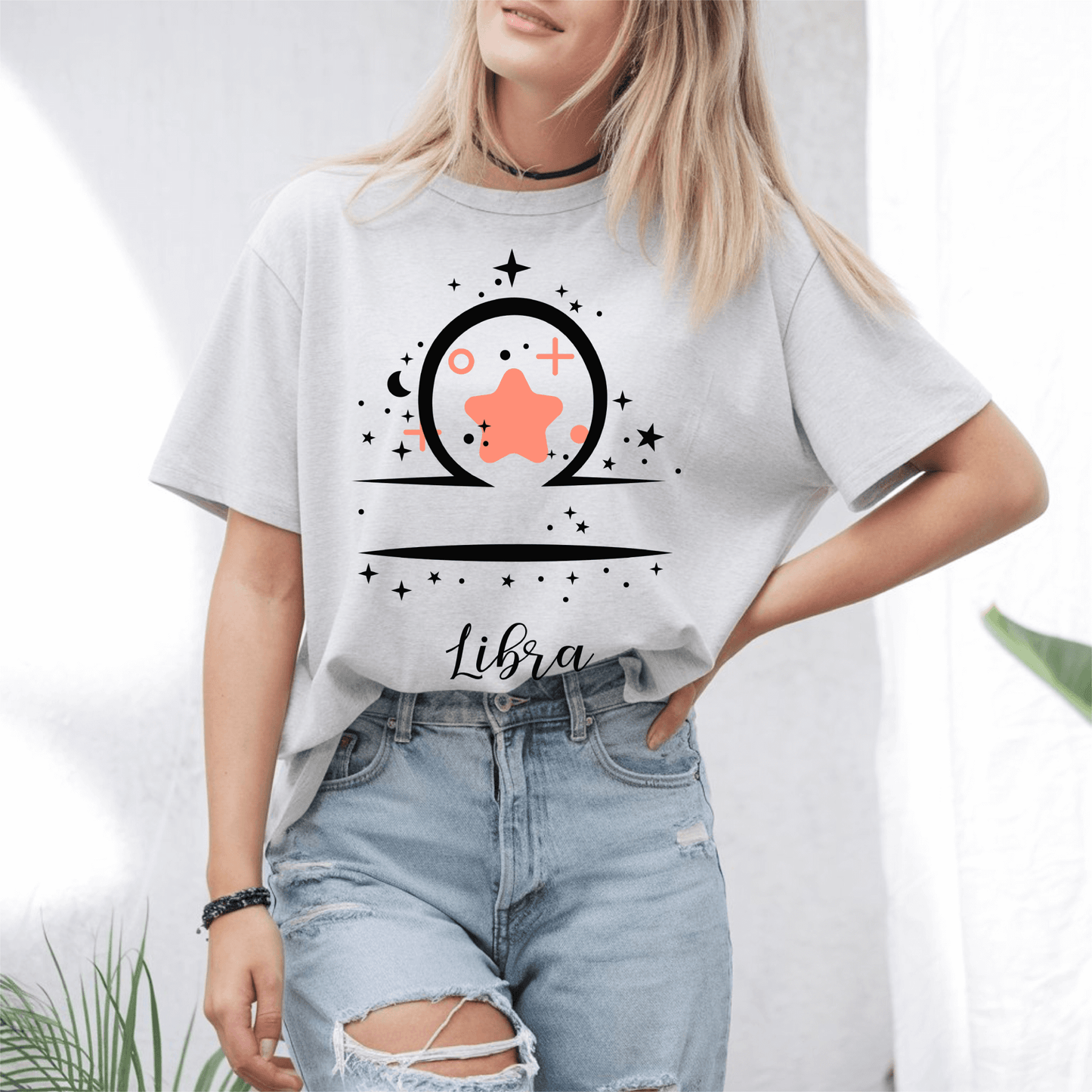 Libra Astrology Star sign Zodiac TShirtT-Shirt
