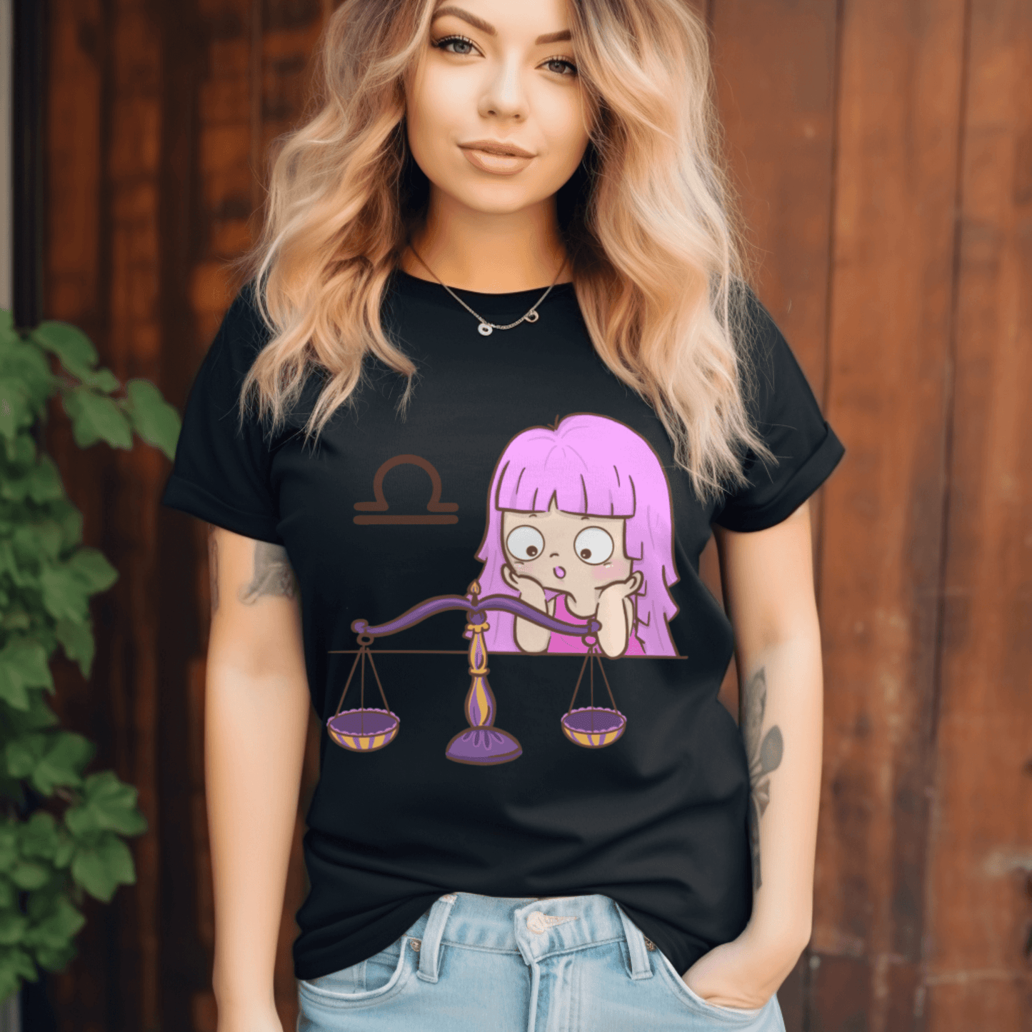 Libra Cute Graphic T-shirtT-Shirt