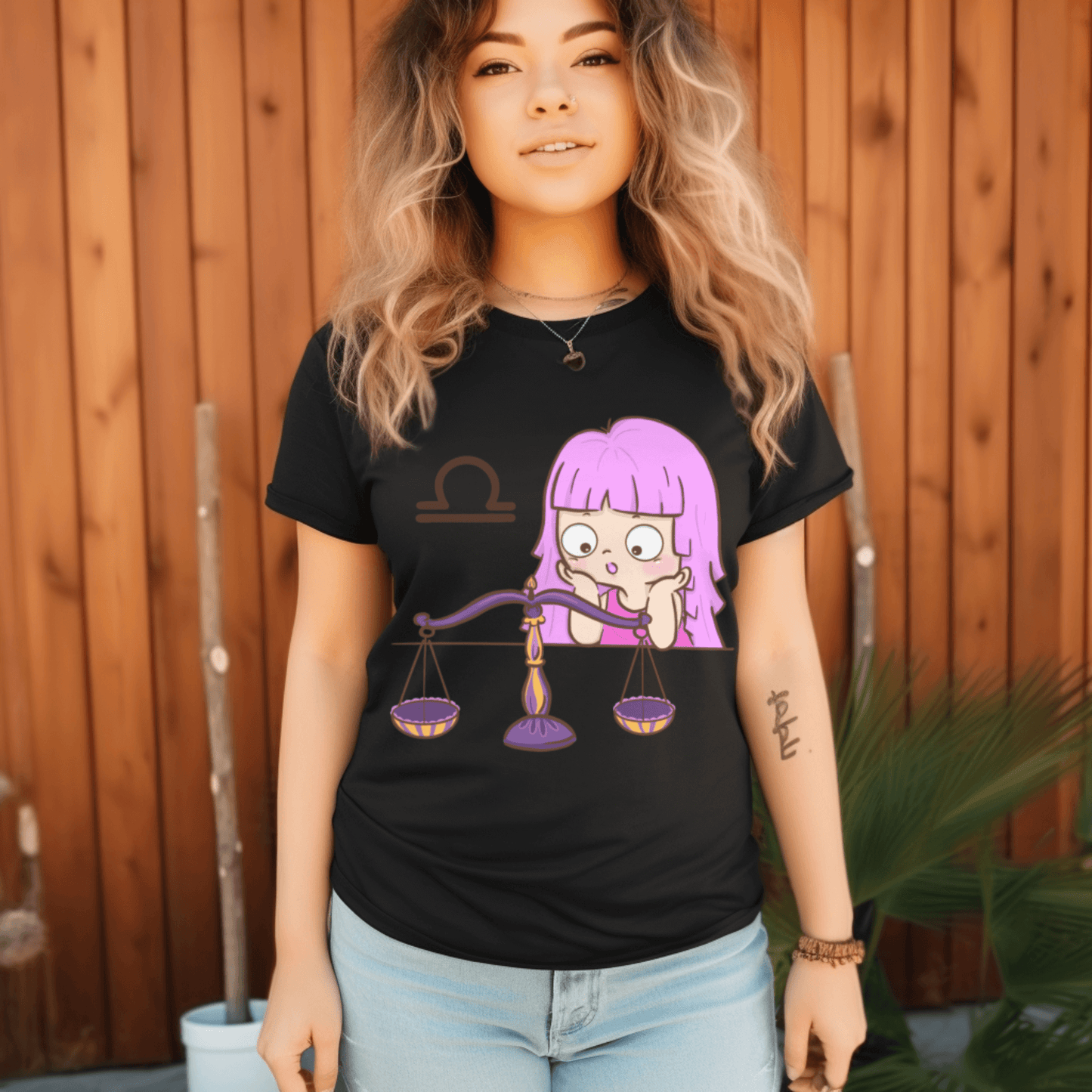Libra Cute Graphic T-shirtT-Shirt