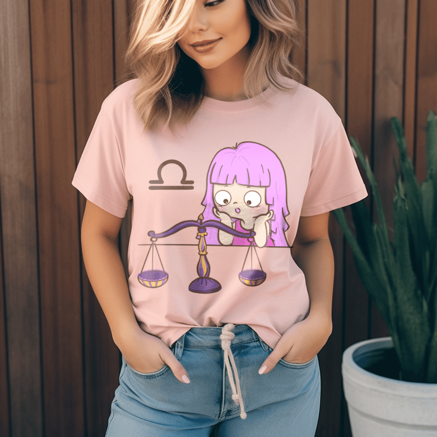 Libra Cute Graphic T-shirtT-Shirt