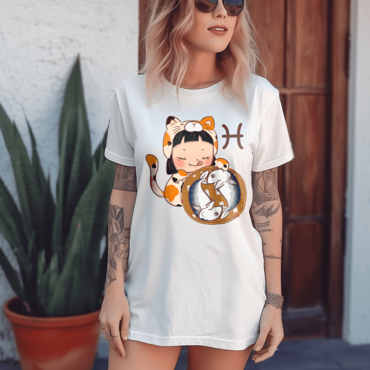 Pisces Cute Graphic T-shirtT-Shirt