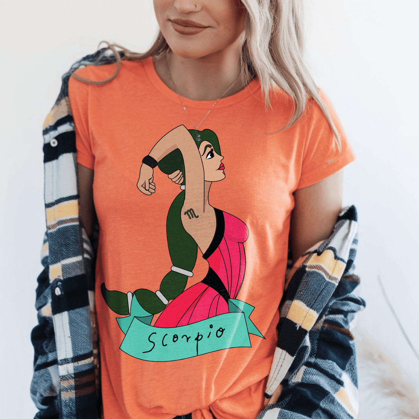 Scorpio cheerful women Astrology Zodiac TShirtT-Shirt