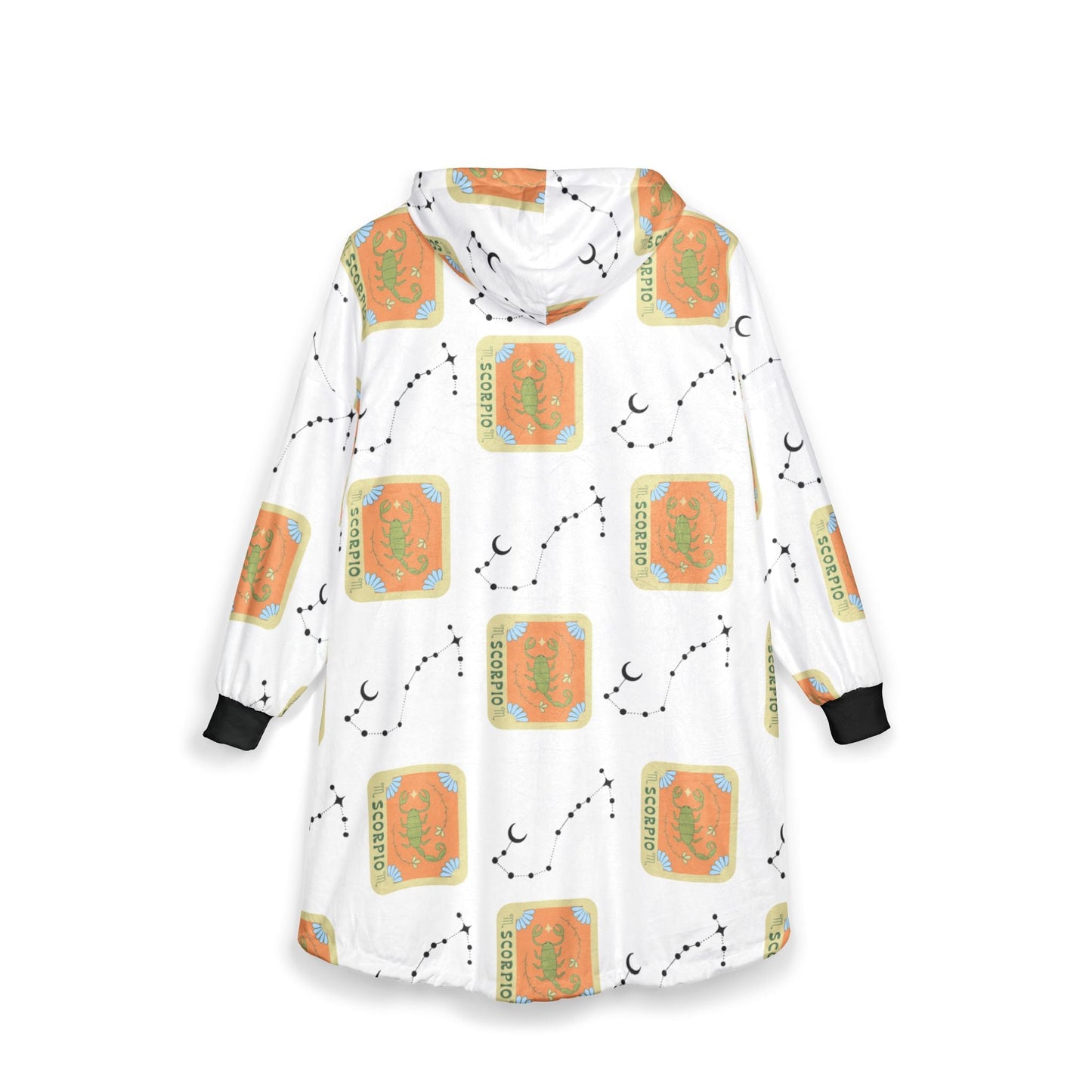 Scorpio Cosmic Zodiac Cozy Unisex Hooded BlanketAll Over Prints