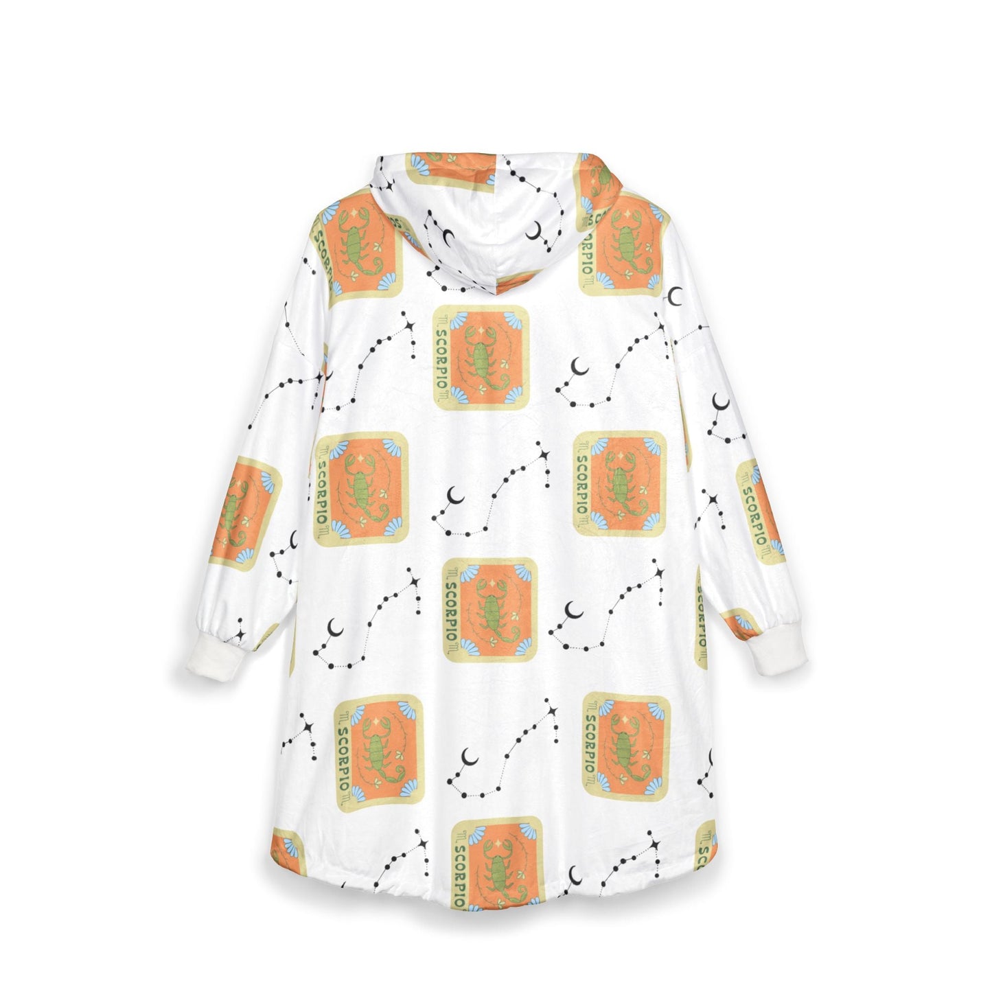 Scorpio Cosmic Zodiac Cozy Unisex Hooded BlanketAll Over Prints