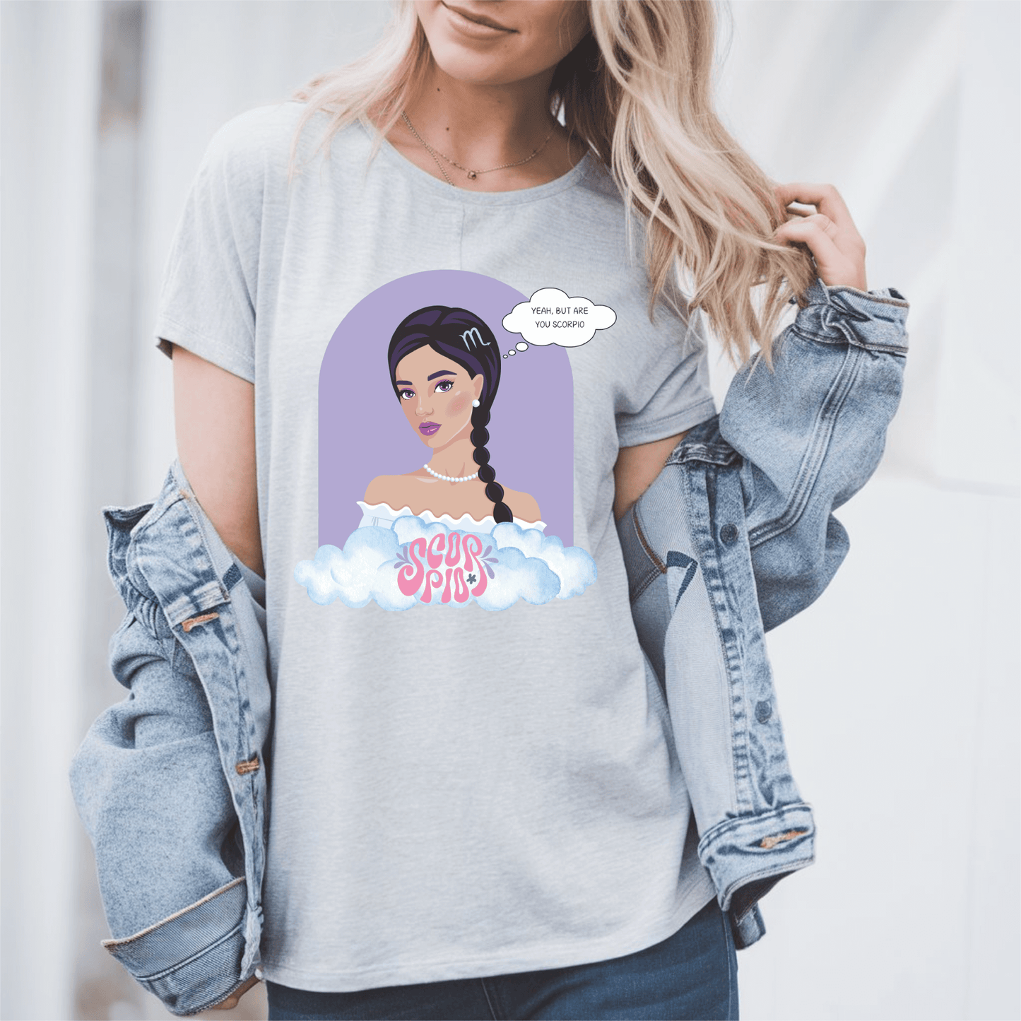 Scorpio women comic zodiac art TshirtT-Shirt