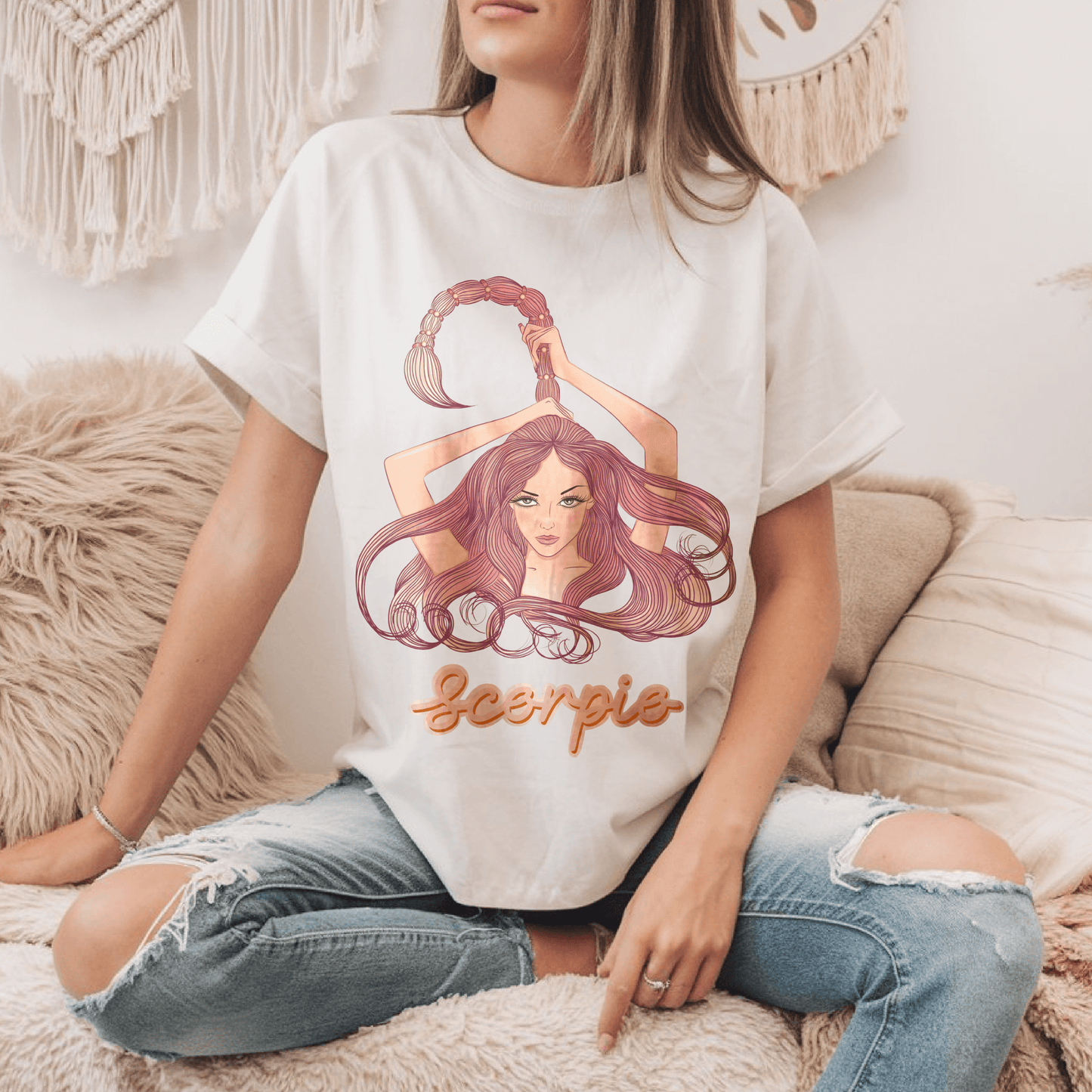 Scorpio Zodiac illustration TshirtT-Shirt