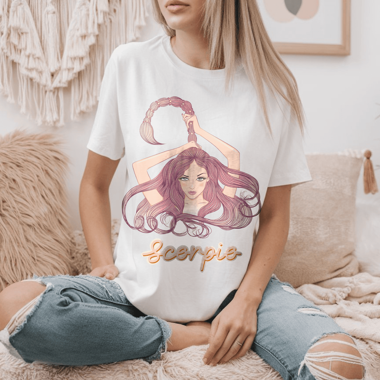 Scorpio Zodiac illustration TshirtT-Shirt