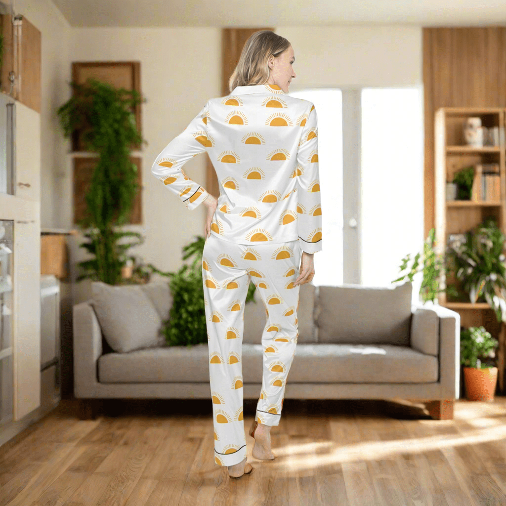 Sun Raise pattern personalised women’s pajama setAll Over Prints