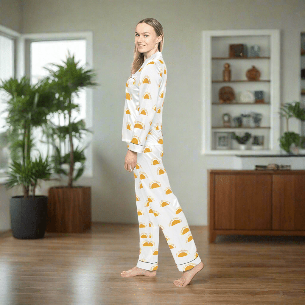 Sun Raise pattern personalised women’s pajama setAll Over Prints