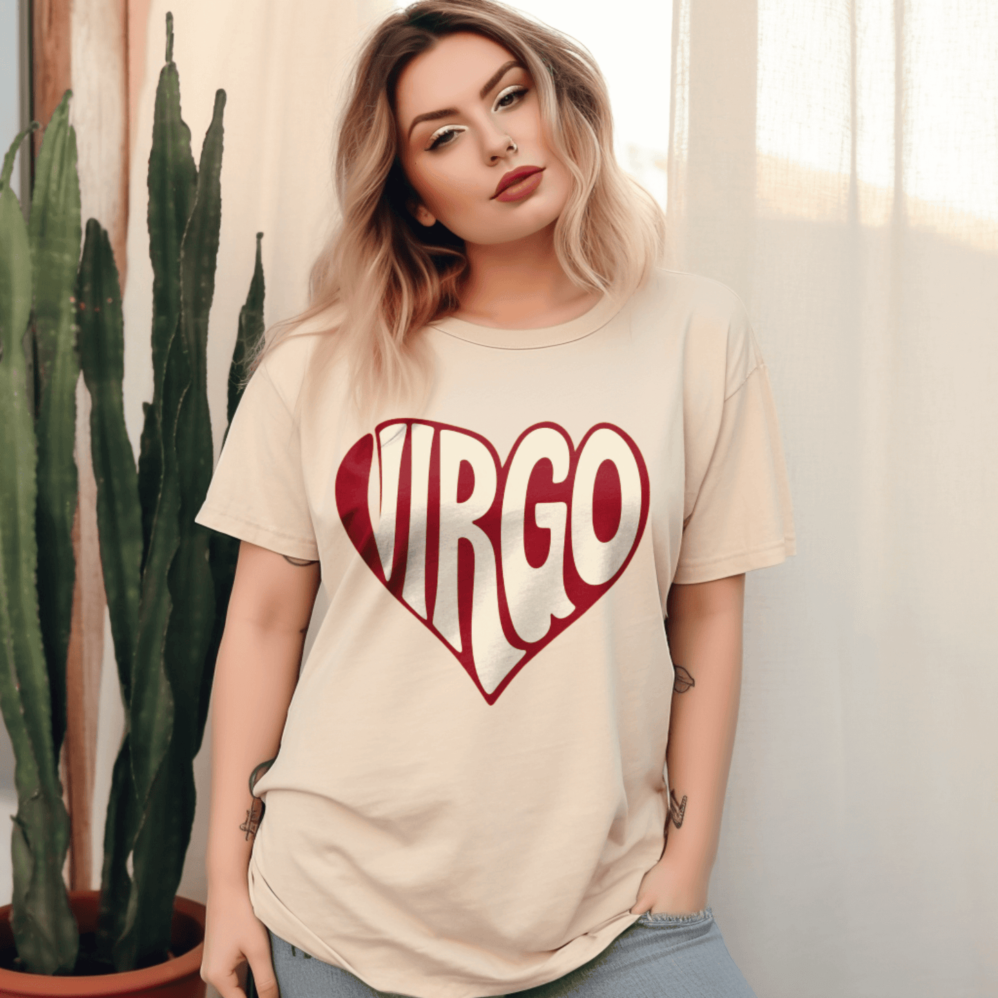 Virgo Heart Zodiac T-ShirtT-Shirt