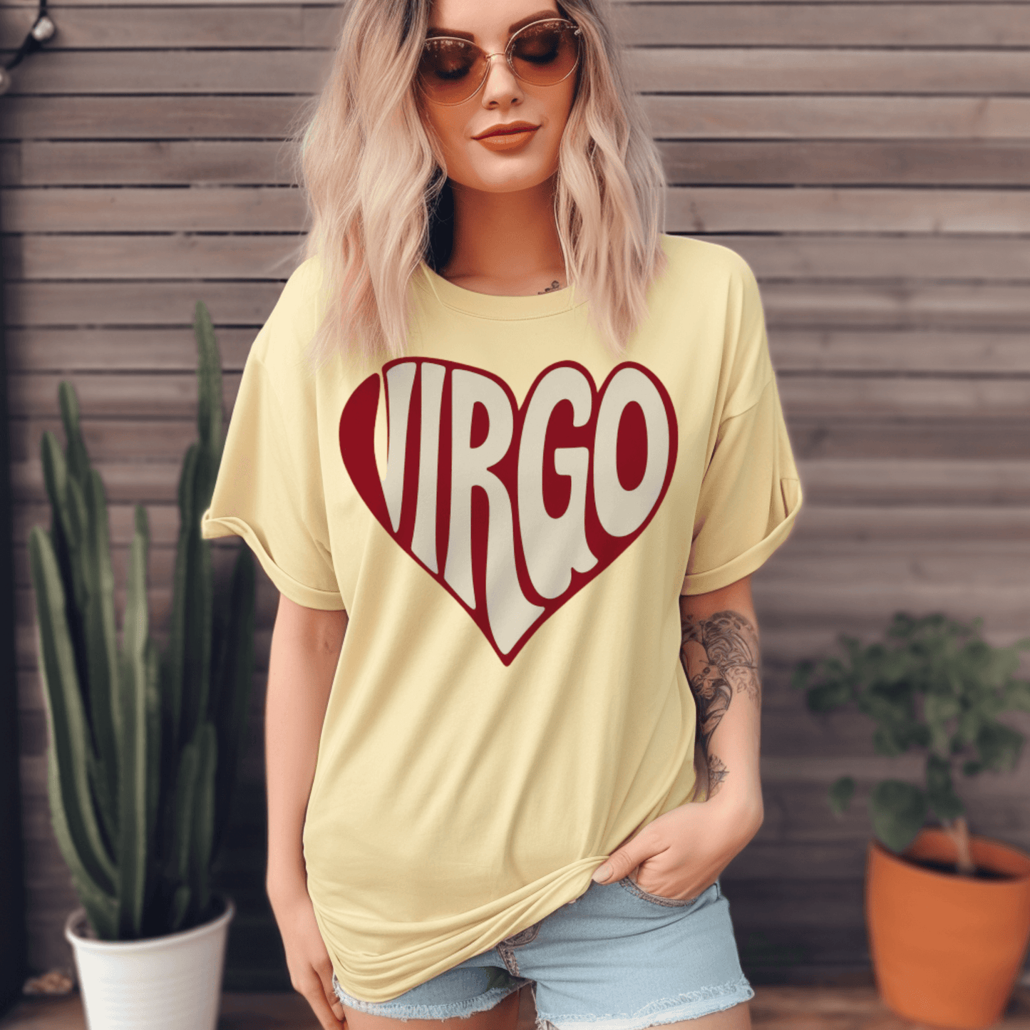 Virgo Heart Zodiac T-ShirtT-Shirt